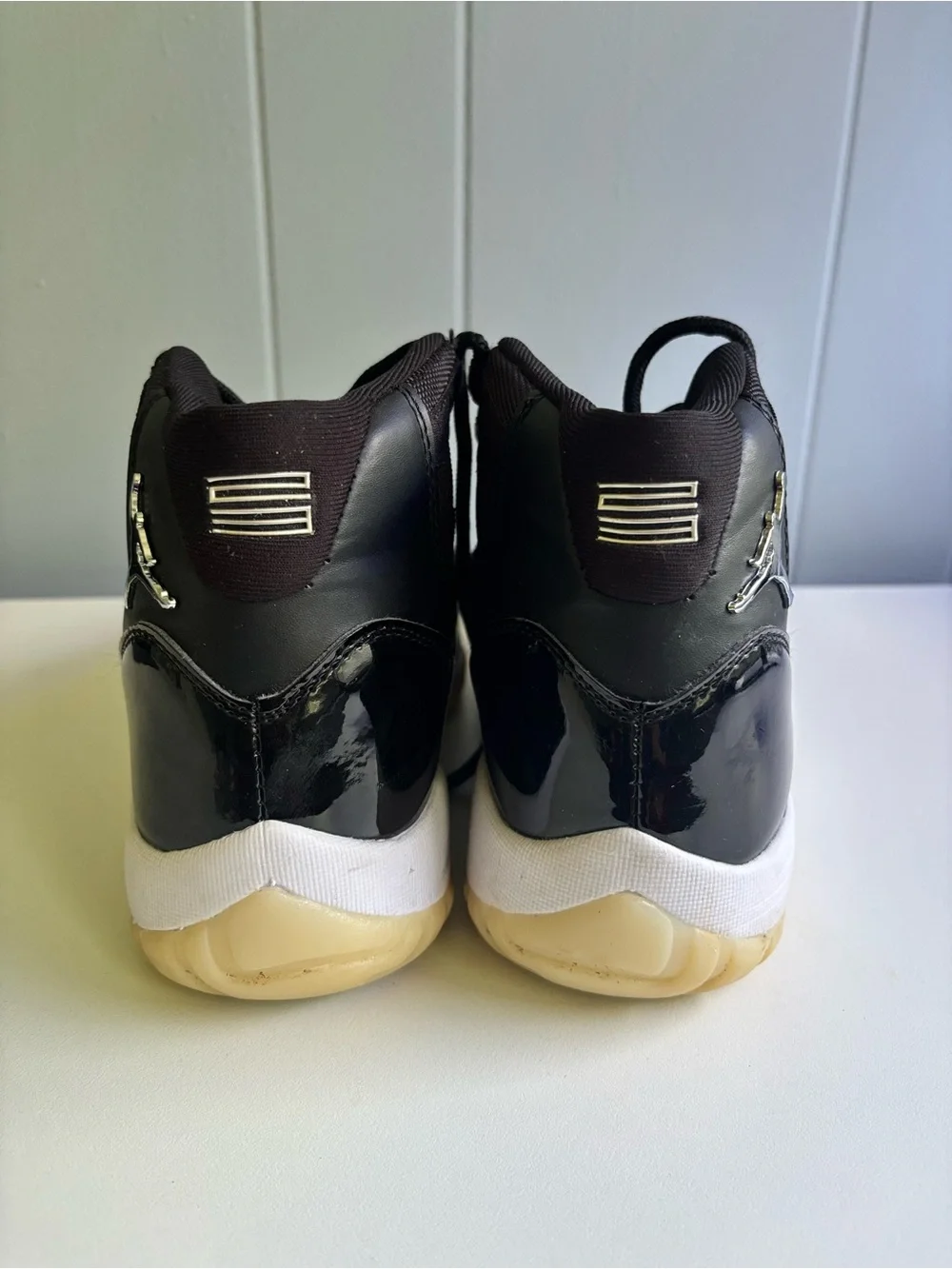 Jordan Men’s High-Top Sneakers in Black and White